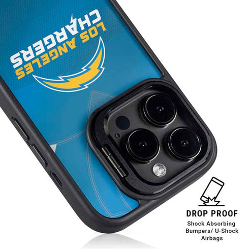 NFL Los Angeles Chargers Team Jersey iPhone 14 Pro Kickstand Case